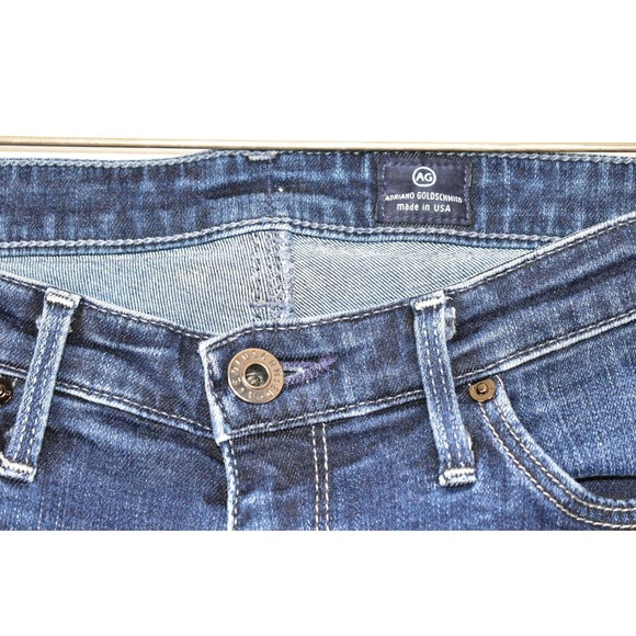 Adriano Goldschmied AG The Stilt Cigarette Leg Jeans Size 27 Low Rise Ankle Blue - Picture 4 of 13